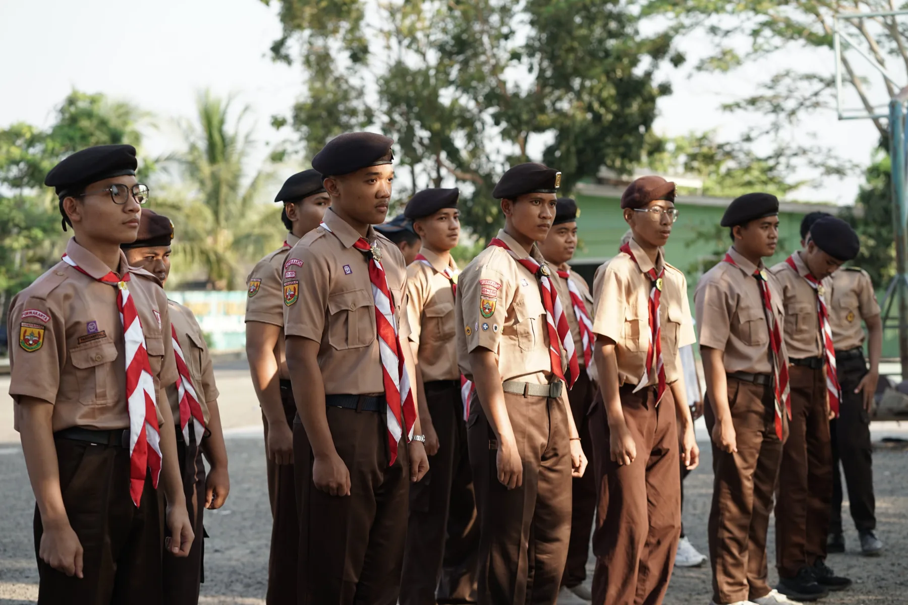 Pramuka SMA–MA Al-Muhajirin Pusat Tempa Kemandirian melalui Pengembaraan dan Pengujian SKU Penegak Bantara